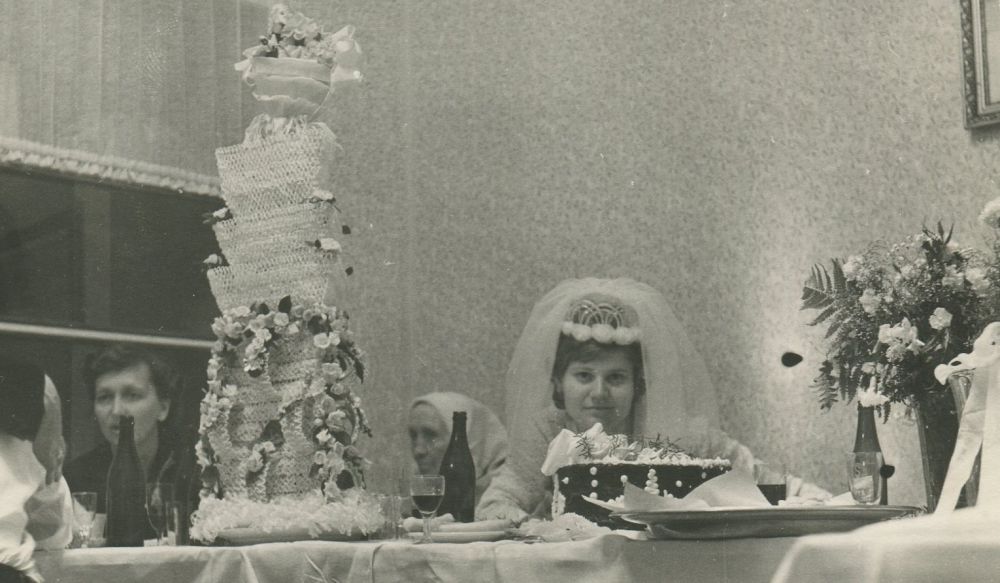 Wedding photograph from the personal archive of Mrs. Horvathova (scanned on 14 July 2018 in Skalica, Slovakia)