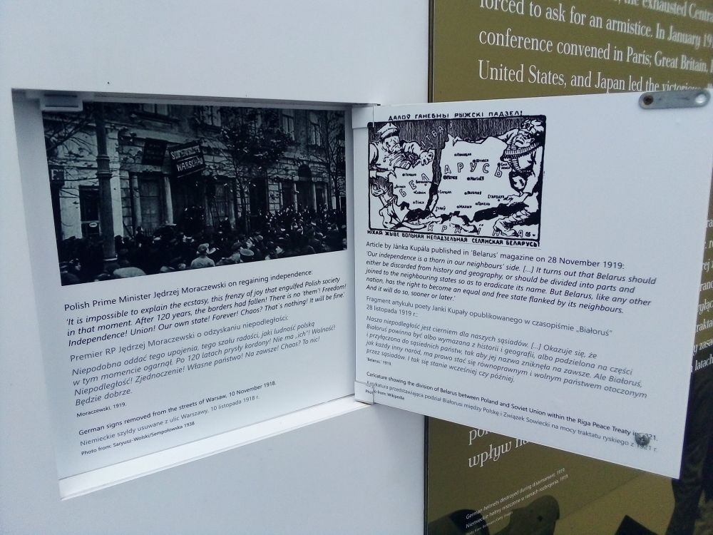 After the Great War. A  New Europe 1918 - 1923 exhibition in Wrocław, 18 June - 8 July 2020. Photo: Monika Petryna / Centrum Historii Zajezdnia