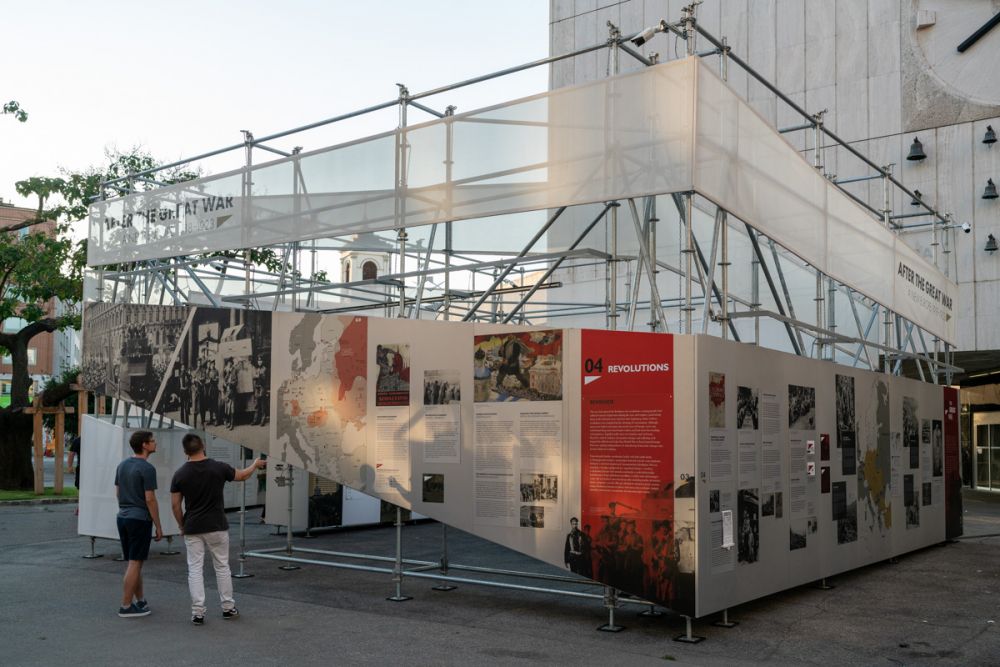 After the Great War. A New Europe 1918-1923 exhibition in Bratislava, 4-22 July 2019. Photo: Agnieszka Wanat.