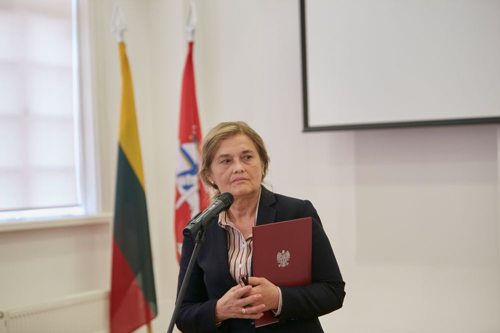 Mrs. Urszula Doroszewska (Ambassador of the Republic of Poland in Vilnius). Photo: Bartosz Frątczak