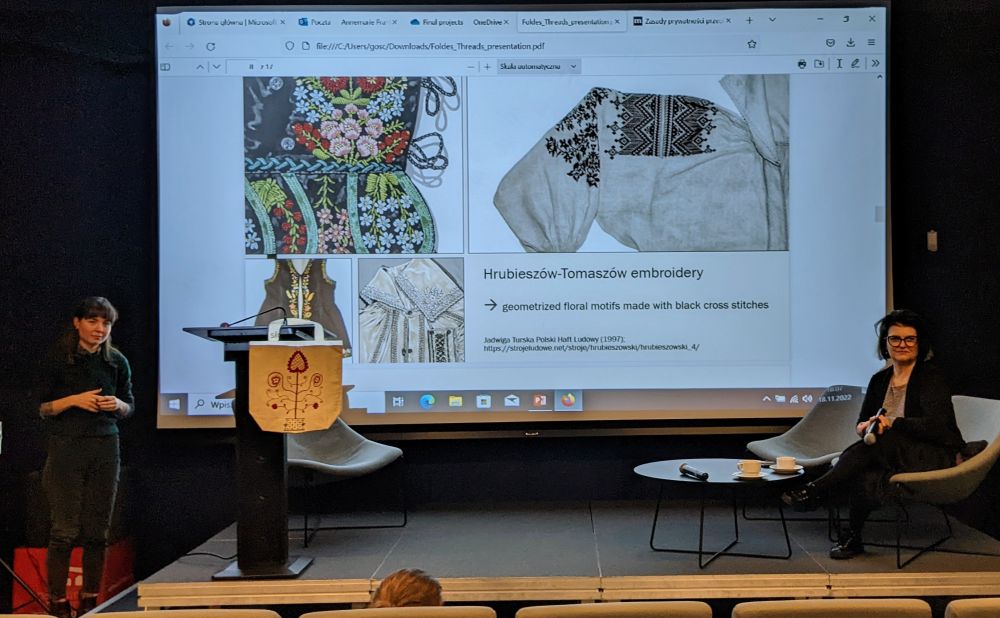 Presentation of the embroidery project <i>Threads</i>