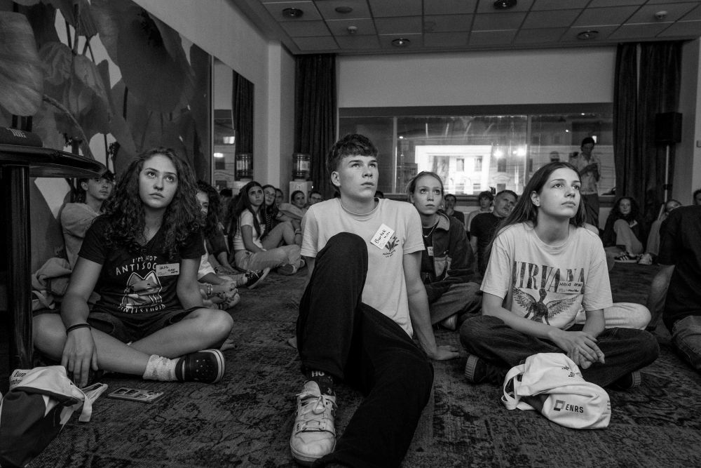 First day of the project: participants meet in Bucharest. | Photo by Jan Prosiński