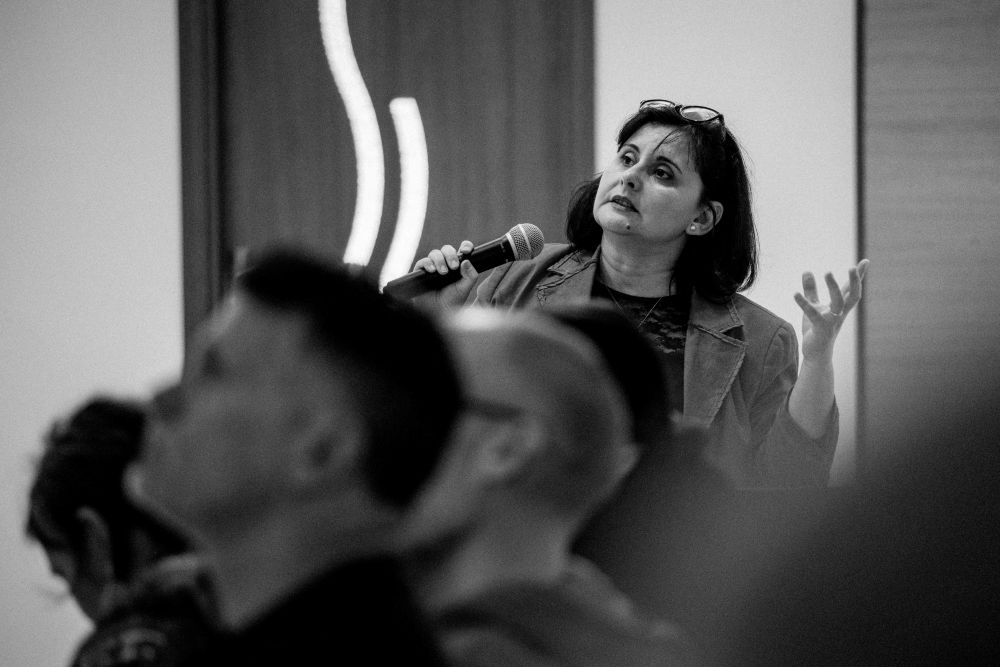 Anna Maria Catanus from the National Institute for the Study of Totalitarianism in Bucharest. | Photo by Jan Prosiński