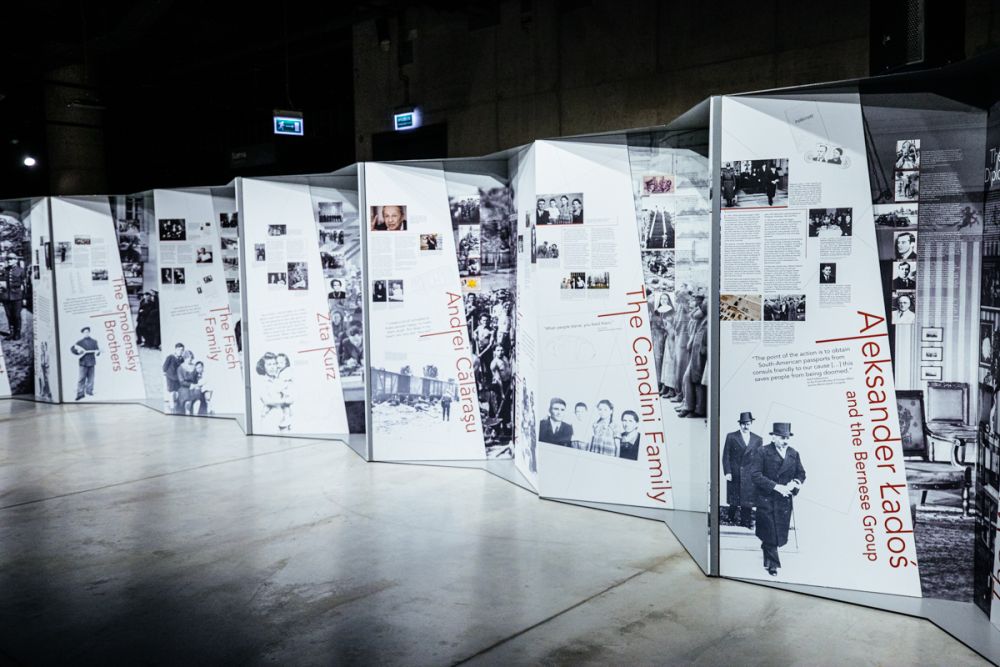 The exhibition Between Life and Death. Stories of Rescue during the Holocaust in Gdańsk, Poland 2023.