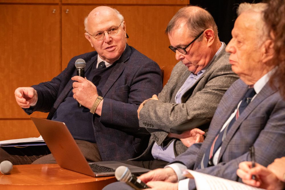 Panel discussion Holocaust Remembrance Today – A Living Responsibility following the opening of the exhibition, YIVO Institute for Jewish Research / Center for Jewish History, New York City. Photo by Ania Fedisz.