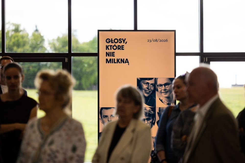 Voices That Never Fall Silent exhibition at the State Museum at Majdanek, 23 August 2026. Photo by Krzysztof Stanek