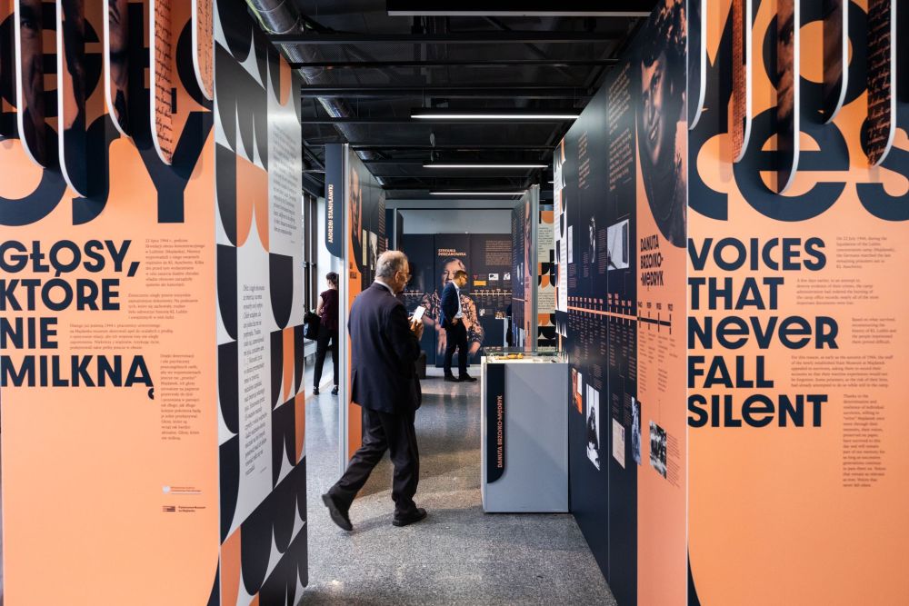 Voices That Never Fall Silent exhibition at the State Museum at Majdanek, 23 August 2026. Photo by Krzysztof Stanek