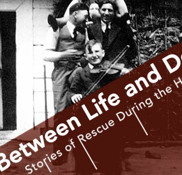cover image of Between Life and Death. Stories of Rescue During the Holocaust