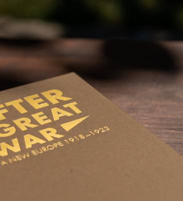 cover image of After the Great War exhibition catalogue is here