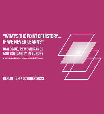 cover image of Save the Date: International forum “What’s the point of history… if we never learn?”