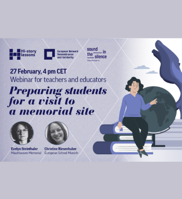 cover image of Webinar: Preparing students for a visit to a memorial site