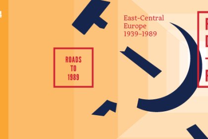cover image of ‘Roads to 1989. East-Central Europe 1939-1989’ exhibition in Brussels