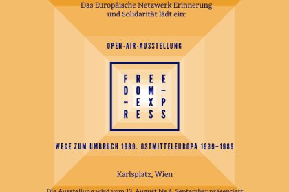 cover image of Exhibition ‘Roads to 1989. East-Central Europe 1939-1989’ in Vienna