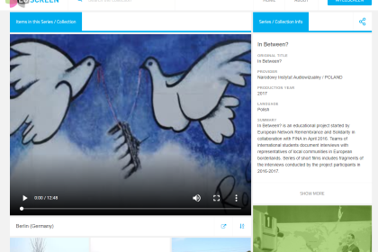 cover image of In Between movies added to the EUscreen portal