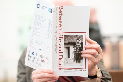 cover image of Between Life and Death catalogue is online!