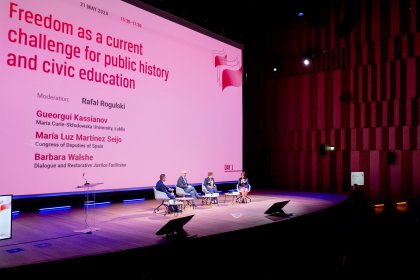 cover image of ’Freedom is not a thing of the past. Freedom is here and now’ – European Remembrance Symposium has ended in Warsaw