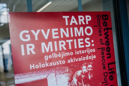 cover image of Between Life and Death exhibition in Kaunas