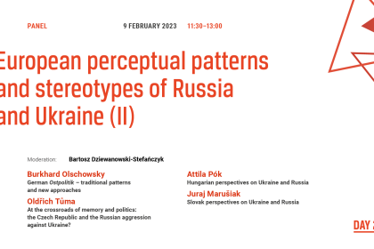 cover image of European perceptual patterns and stereotypes of Russia and Ukraine (II)