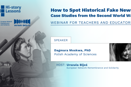 cover image of Webinar: How to Spot Historical Fake News? Case Studies from the Second World War