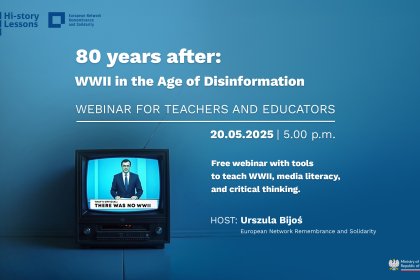 cover image of Webinar: 80 years after: WWII in the Age of Disinformation