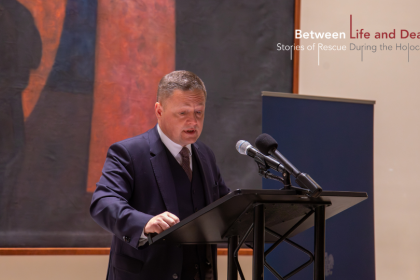cover image of Between Life and Death exhibition at the United Nations Headquarters | Speech by Rafał Rogulski