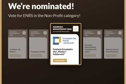 cover image of ENRS Foundation Nominated for the BohaterON 2026 Award – Vote for Us!