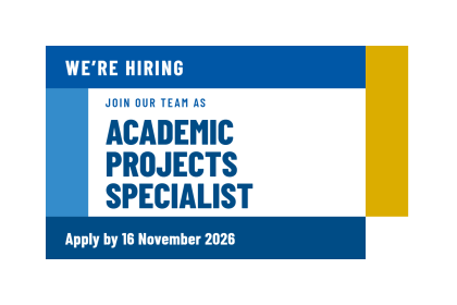 cover image of We are hiring! Join ENRS as an Academic Projects Specialist