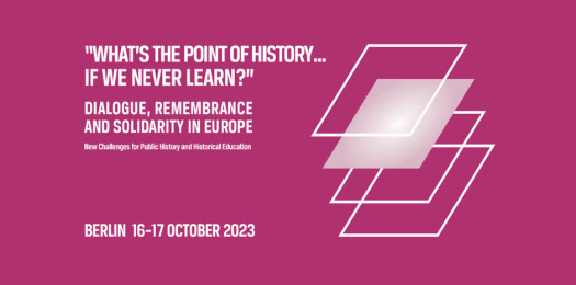 cover image of “What’s the point of history… if we never learn?” Dialogue, Remembrance and Solidarity in Europe.