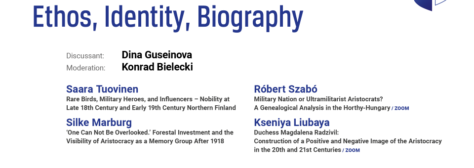 Photo of the publication “Ethos, Identity, Biography” Panel | 14th Genealogies of Memory