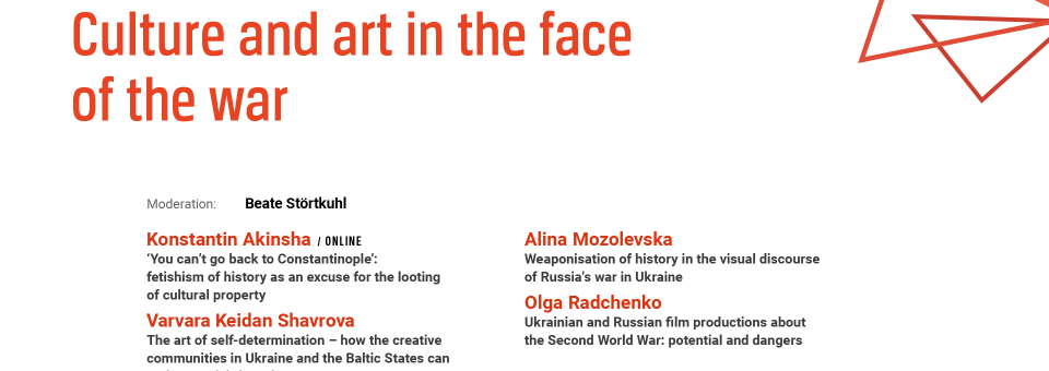 Photo of the publication Culture and art in the face of the war