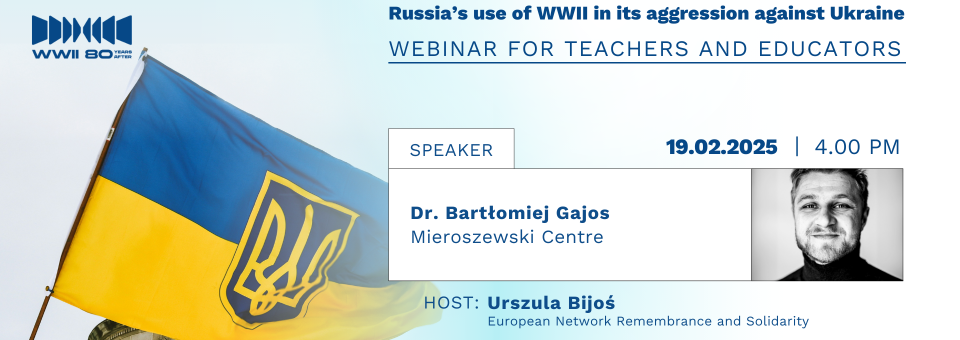 Photo of the publication Webinar: Weaponizing the Past: Russia’s use of WWII in its aggression against Ukraine
