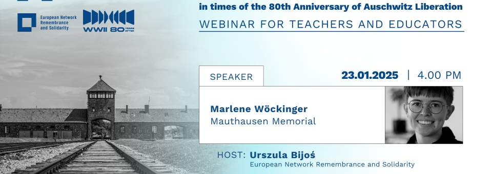 Photo of the publication Webinar: Holocaust denial and distortion in times of the 80th Anniversary of Auschwitz Liberation