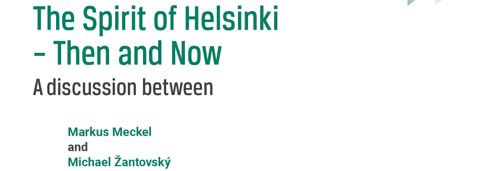 Photo of the publication Panel Discussion: The Spirit of Helsinki – Then and Now | 13th European Remembrance Symposium