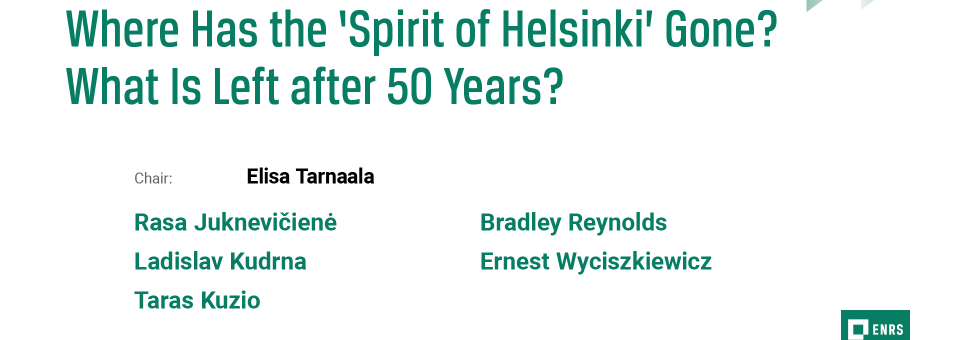 Photo of the publication Where Has the ‘Spirit of Helsinki’ Gone?  | 13th European Remembrance Symposium