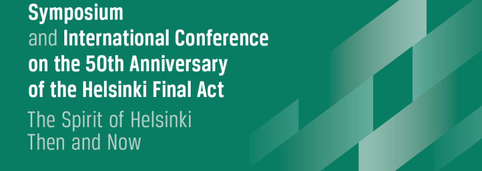 Photo of the publication 13th European Remembrance Symposium | 10—13 June 2025, Helsinki, Finland