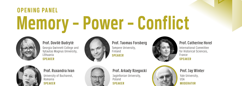 Photo of the publication Opening Panel: Memory – Power – Conflict | 14th European Remembrance Symposium