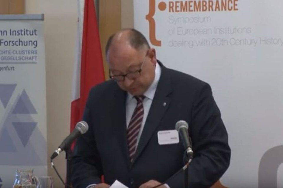 Photo of the publication Das Symposium der europäischer Erinnerung, Wien 2015 – Eröffnungsrede von Jan Rydel