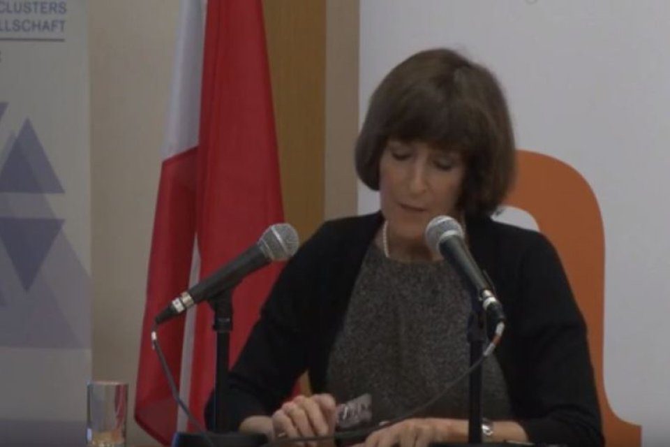 Photo of the publication Karen Franklins lecture: Holocaust Memorials and Memory in a Democracy