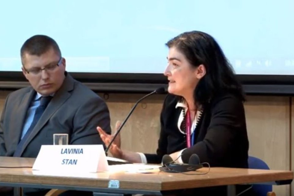 Photo of the publication Lavinia Stans commentary on Retributive Justice: Dealing with Perpetrators panel