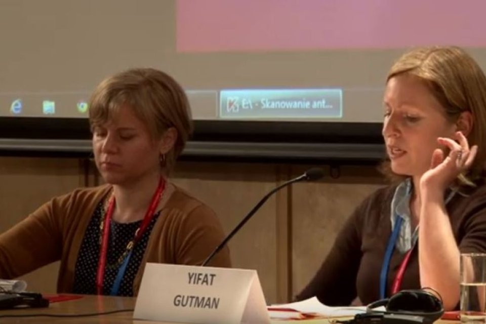 Photo of the publication Yifat Gutmans commentary on Justice within and beyond Law: The Actions of Civil Society panel