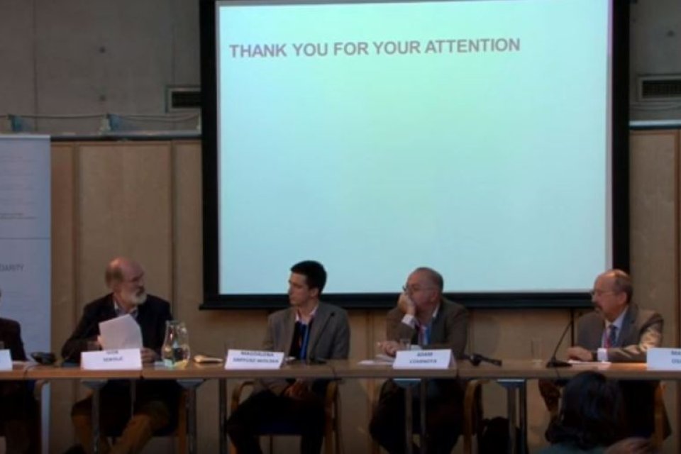 Photo of the publication Mark Osiel komentuje panel Nazywanie zbrodni, spisywanie historii: rola edukacyjna sądów (I)