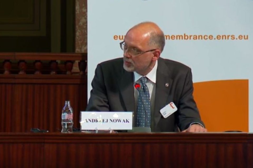 Photo of the publication European Remembrance Symposium, Budapest 2016: Andrzej Nowak (closing lecture)