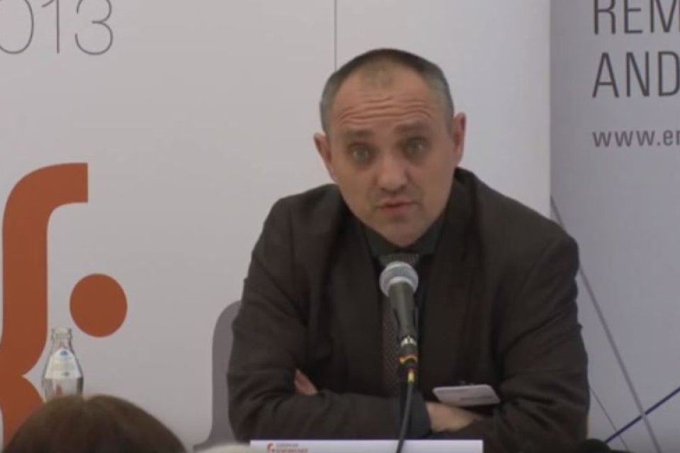 Photo of the publication Marcin Zarembas introduction to the discussion The Second World War and Art