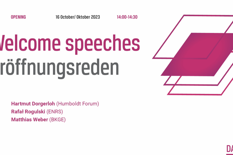 Photo of the publication Welcome speeches | “What’s the point of history… if we never learn?” Forum in Berlin