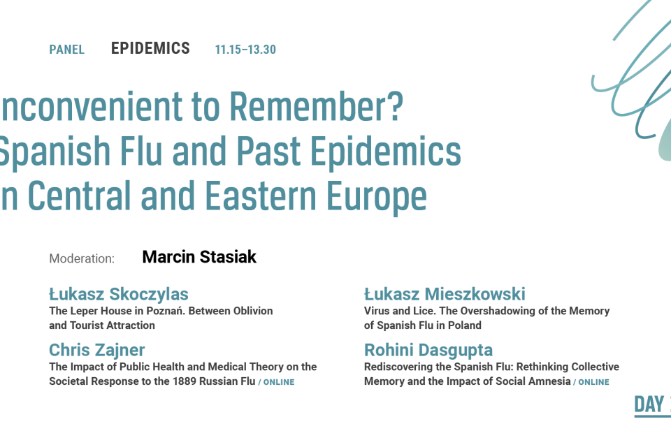 Photo of the publication Inconvenient to Remember? Spanish Flu and Past Epidemics in Central and Eastern Europe. | 13th Genealogies of Memory