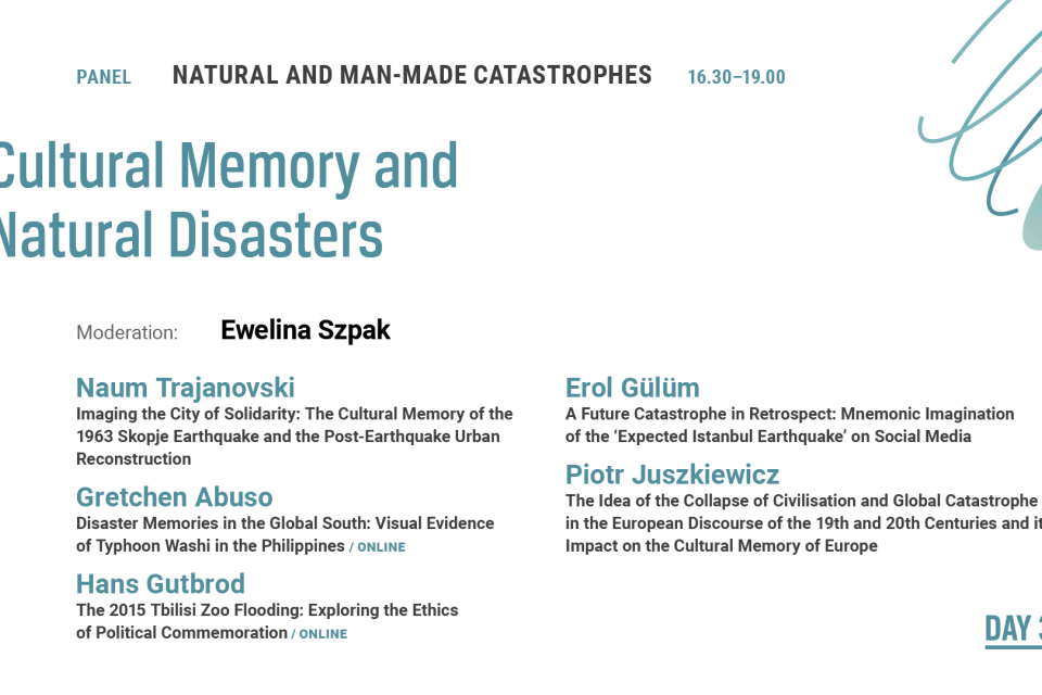 Photo of the publication Cultural Memory and Natural Disasters | 13th Genealogies of Memory