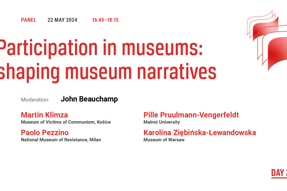 Photo of the publication Participation in museums: shaping museum narratives | 12th European Remembrance Symposium