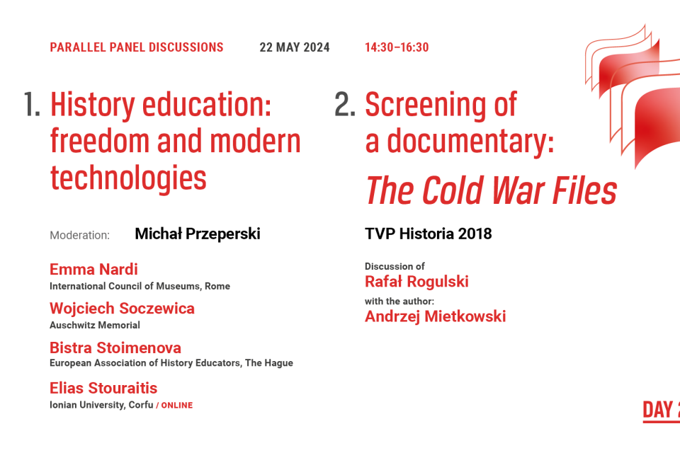 Photo of the publication Panel on Historical education: freedom and modern technologies | 12th European Remembrance Symposium