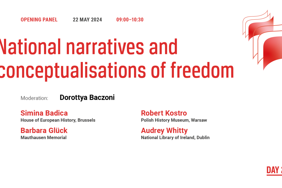 Photo of the publication Opening Panel: Narratives and conceptualisations of freedom | 12th European Remembrance Symposium