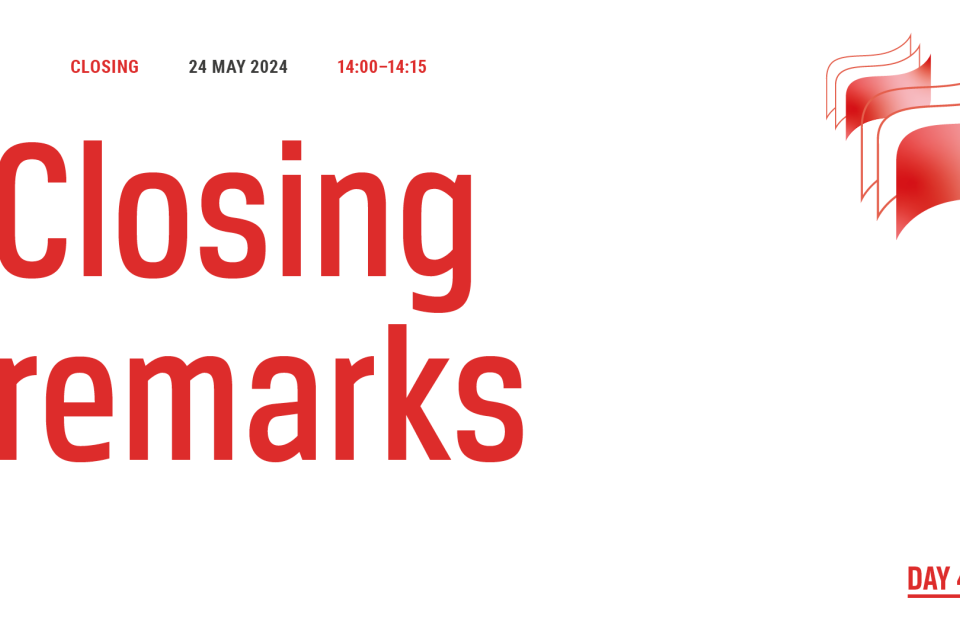 Photo of the publication Closing remarks | 12th European Remembrance Symposium